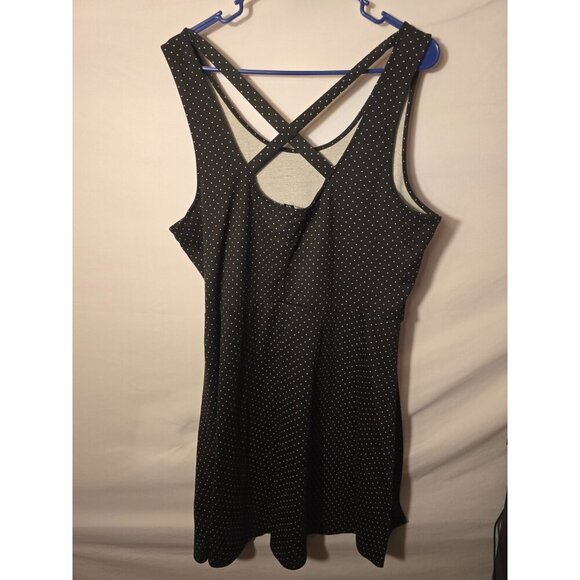 H&M Polka Dot  Skater Summer Dress Short  womens Size XL Sundress - Picture 2 of 2